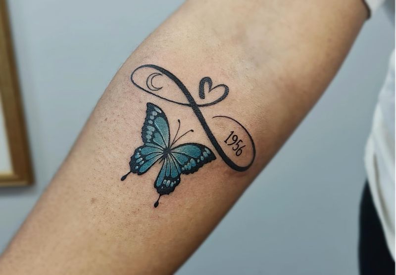 Infinity with Butterfly