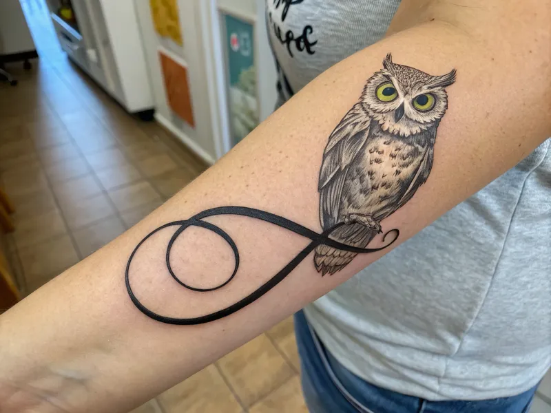 Infinity with Owl