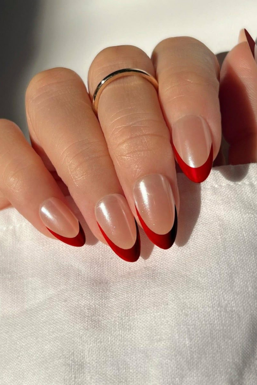 24 Red French Tip Nails That’ll Have Your Hands Looking Straight-Up Luxe!