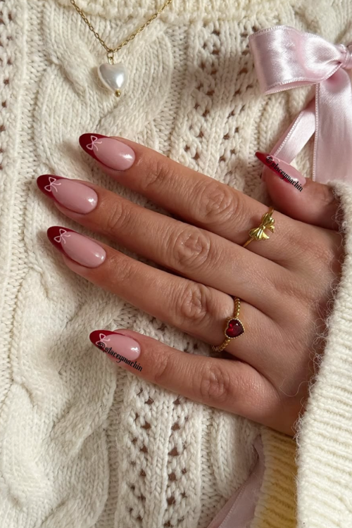 24 Red French Tip Nails That’ll Have Your Hands Looking Straight-Up Luxe!