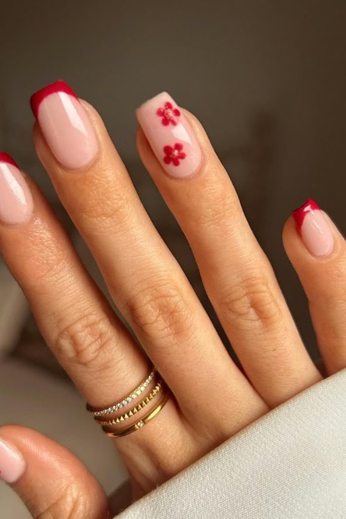 24 Red French Tip Nails That’ll Have Your Hands Looking Straight-Up Luxe!