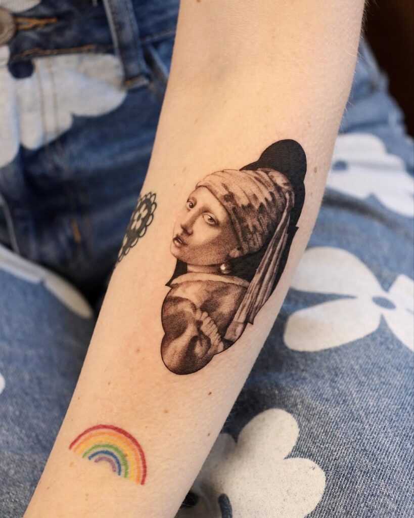 Girl With The Pearl Earring Tattoo