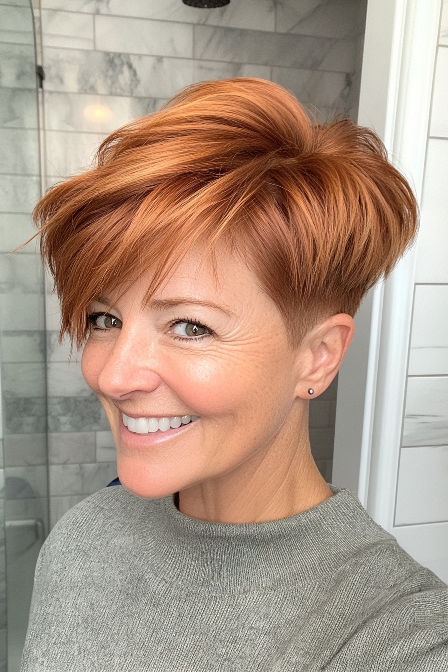 4. Choppy Pixie Cut (Summer Hair Trends For Women Over 40) - Summer Hair Trends For Women Over 40