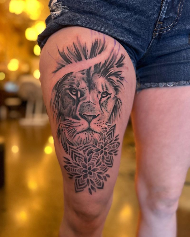 Lion tattoo