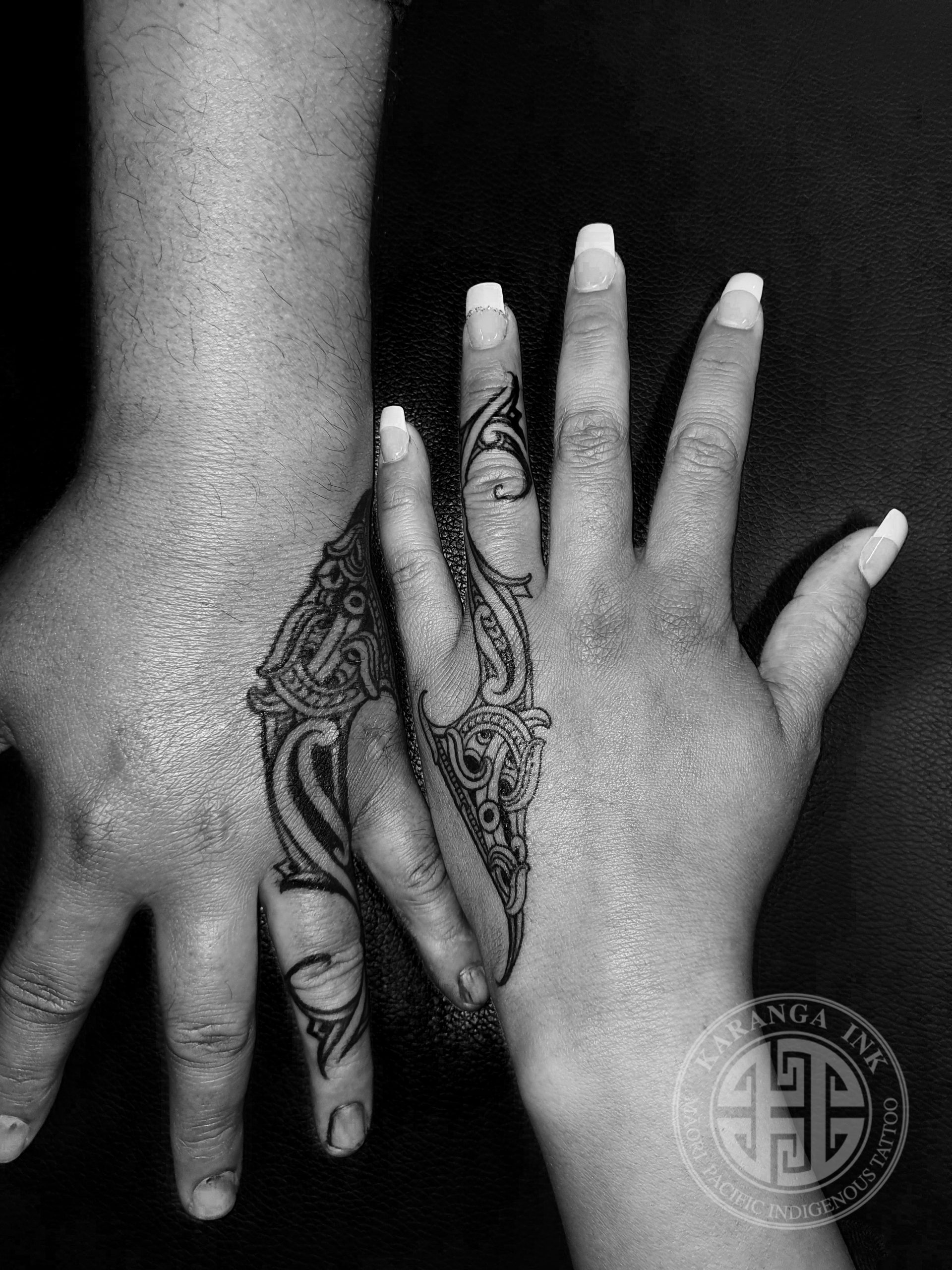 Māori finger tattoo (Finger Tā moko) | Karanga Ink