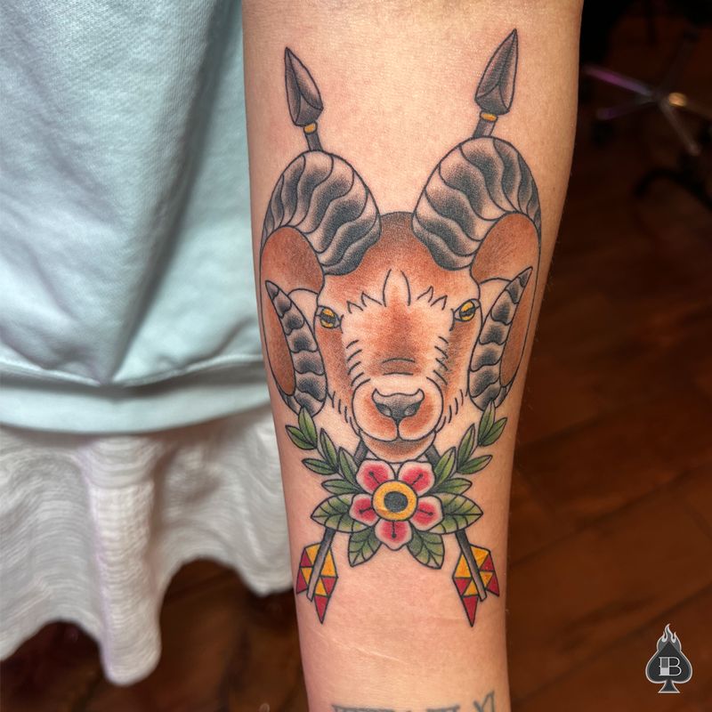 Aries Ram Tattoo