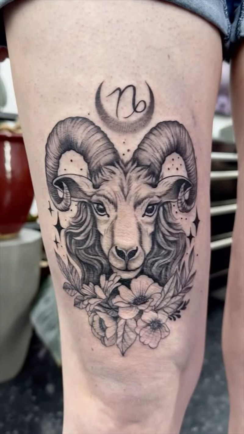Capricorn Goat Tattoo