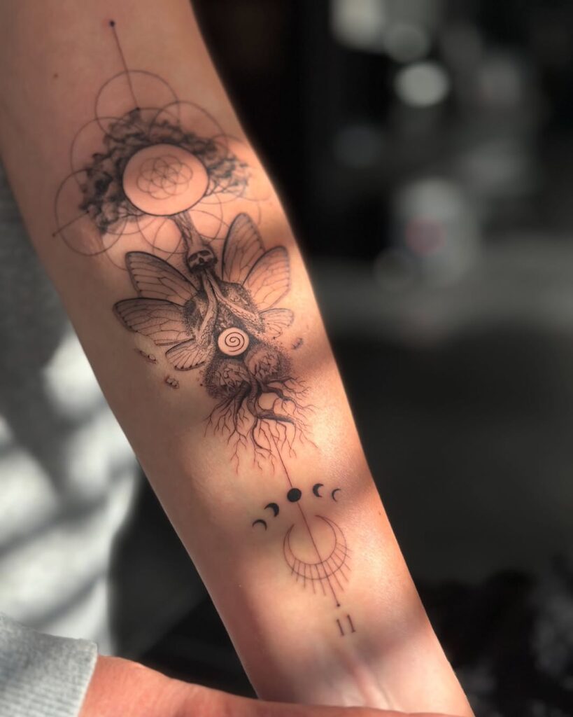 Spiritual Forearm Tattoo