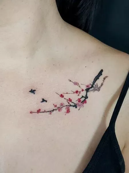 25 Beautiful Cherry Blossom Tattoos In 2023 - Tattoo Pro