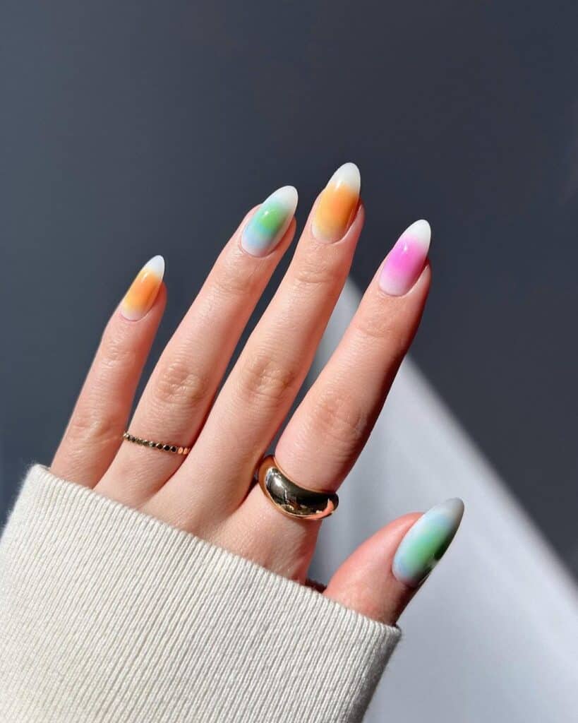 Korean Style Aura Nails