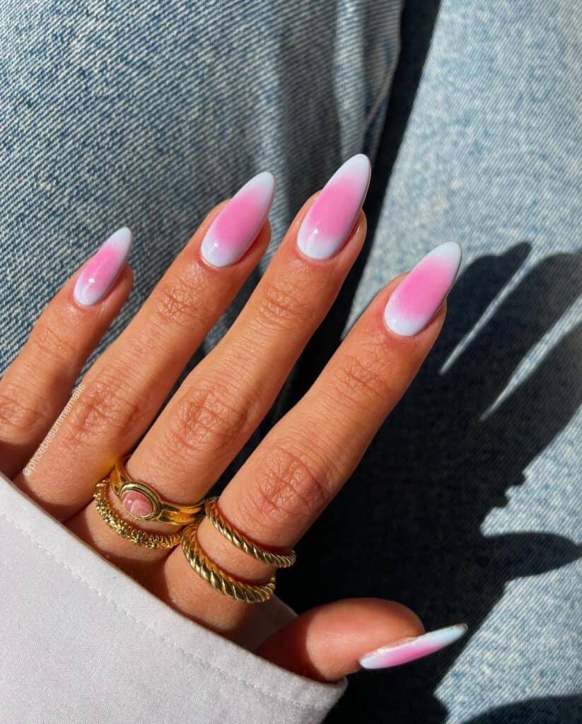Blush Aura Nails