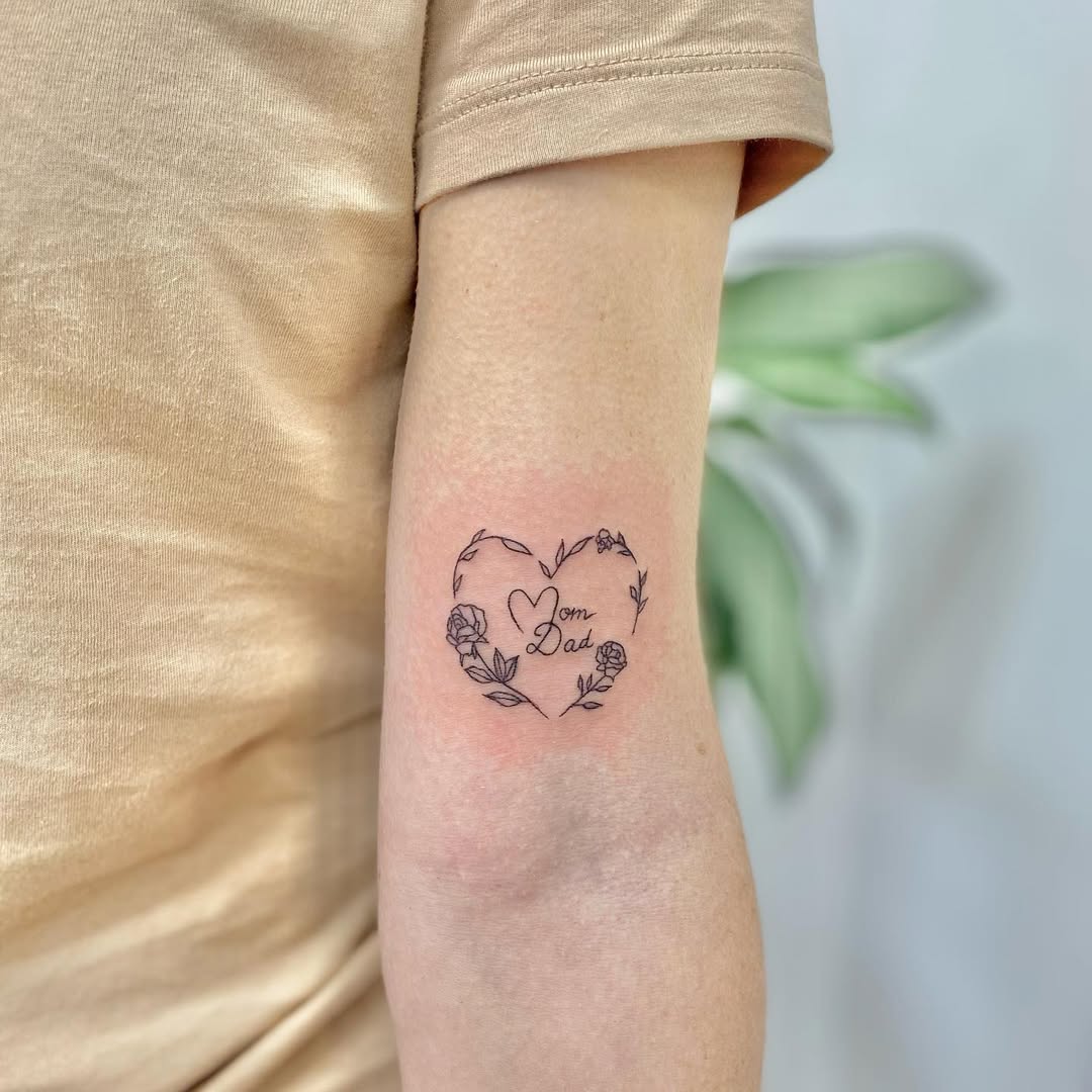 Sweet floral love for mom and dad