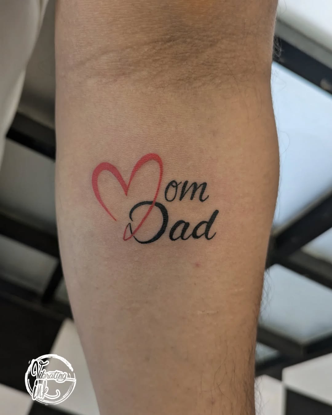 Heartfelt Tribute to Mom and Dad Tattoos