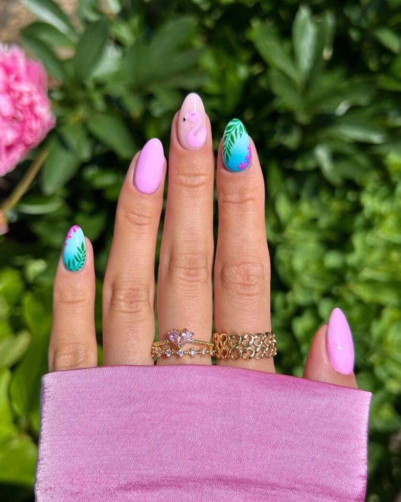 Tropical Vacay Nails