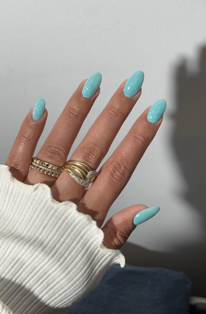 Blue Water Vacation Nails