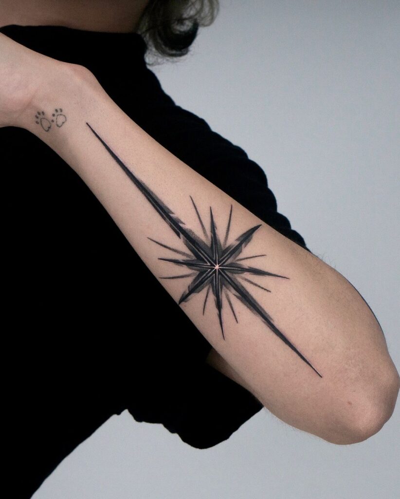 Cyber Sigilism Star Tattoo