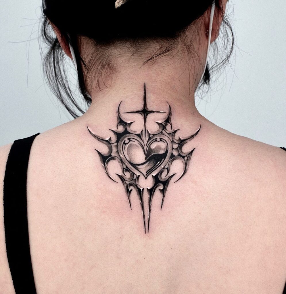 Cyber Sigilism Nape Tat