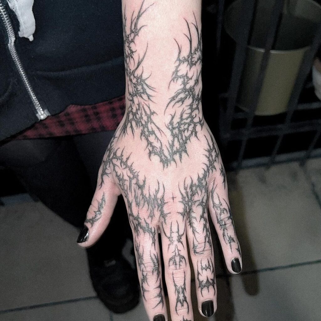 Cool Cyber Sigilism Tattoo