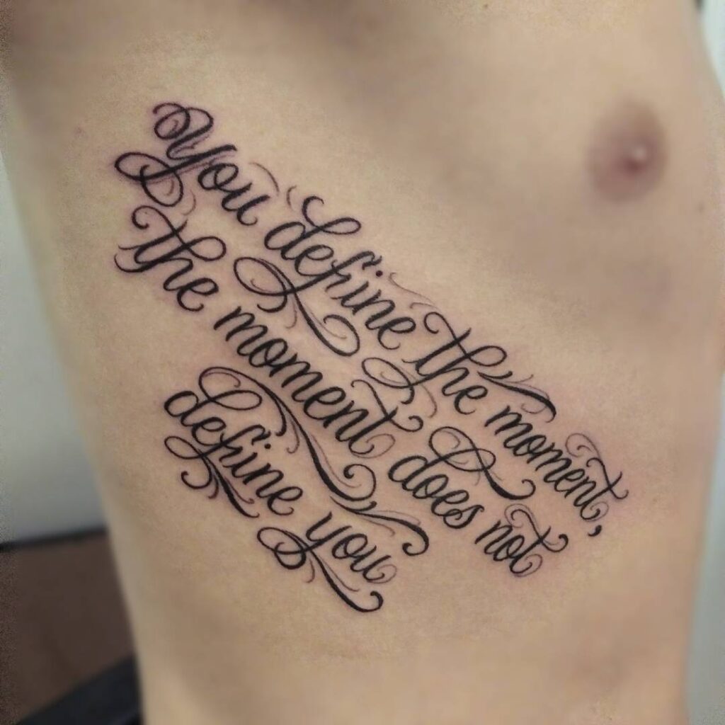 You Define The Moment, The Moment Does Not Define You