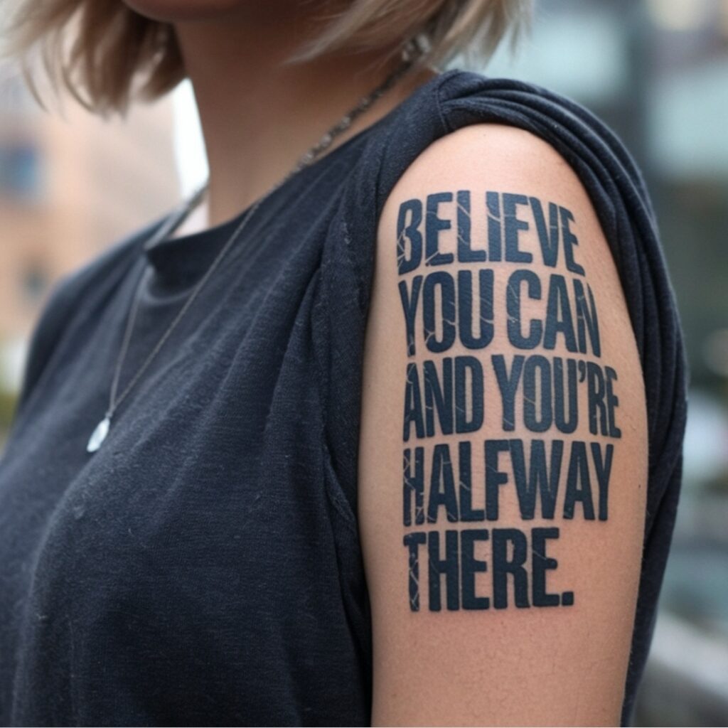 Believe You Can And You're Halfway There