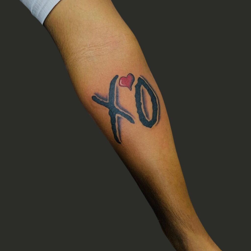 XO Forearm Tattoo