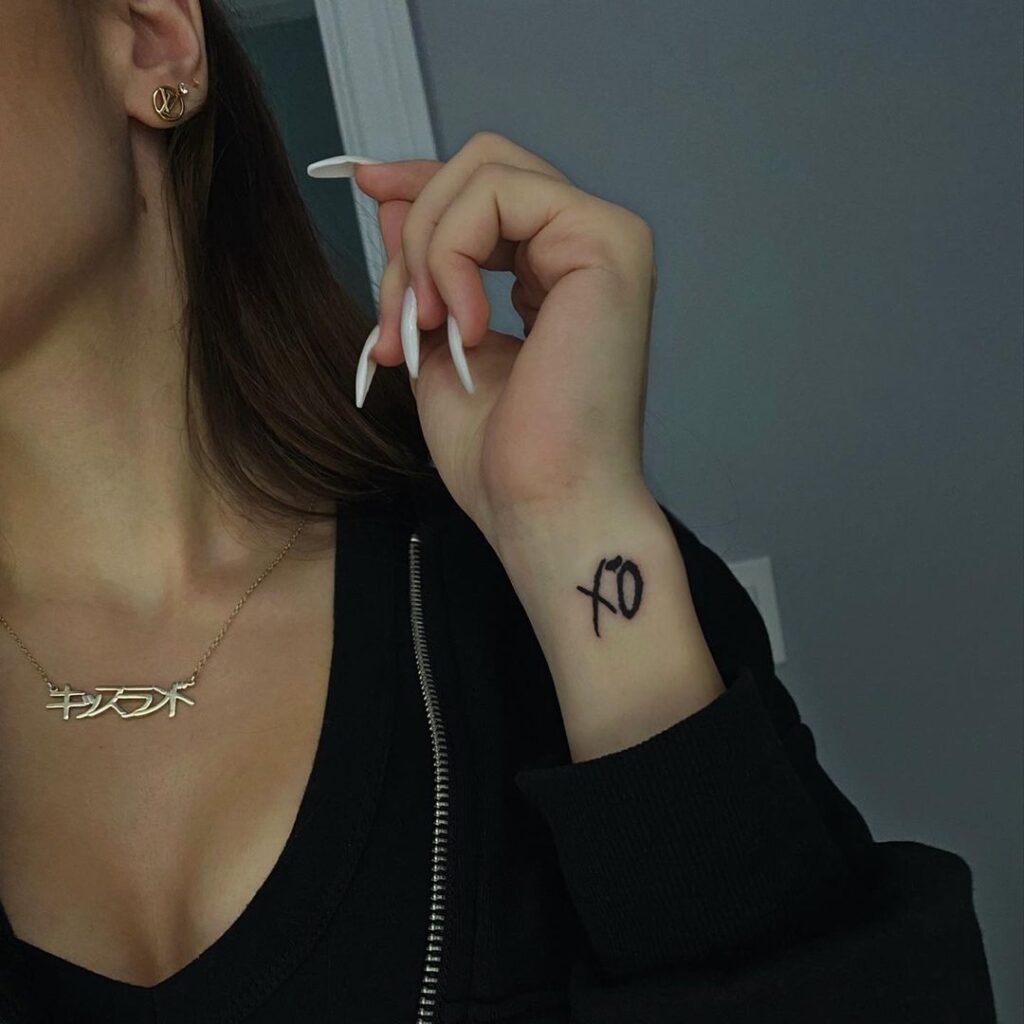 XO Wrist Tattoo