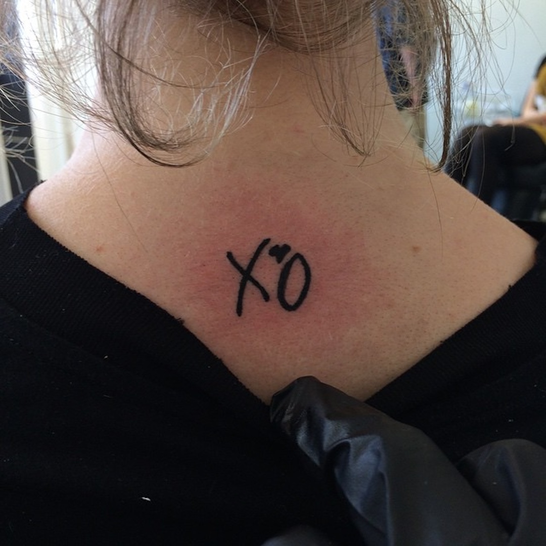 XO Back Tattoo