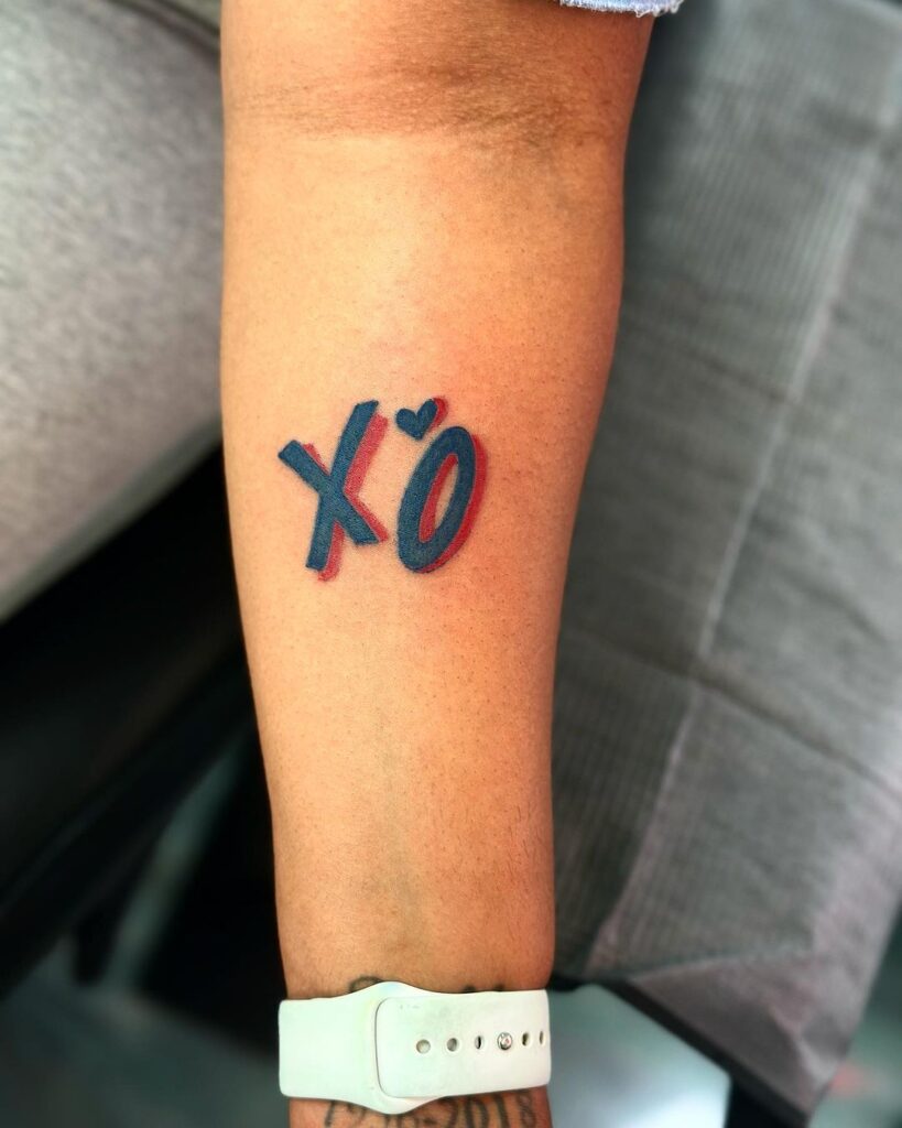 3D XO Tattoo