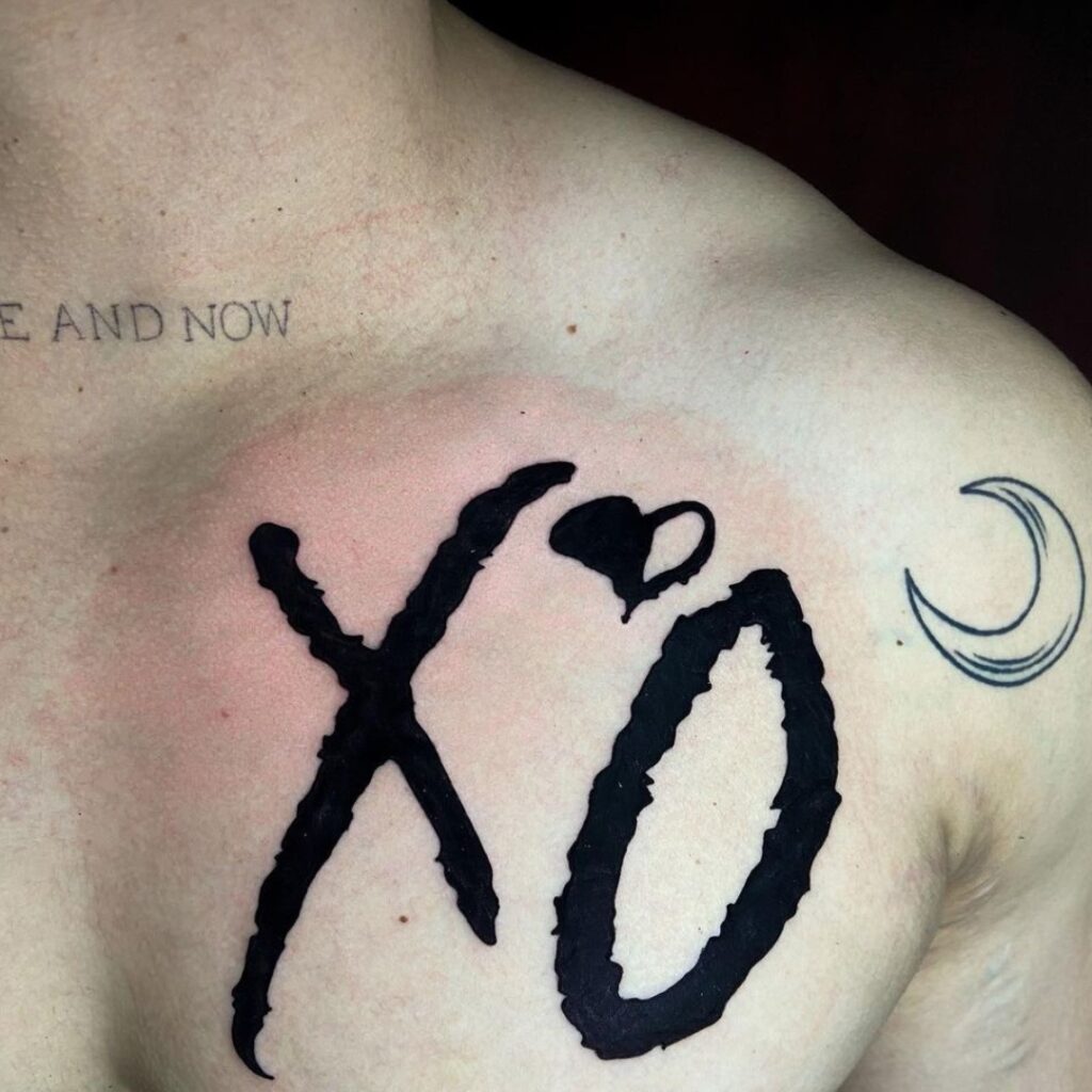XO Chest Tattoo
