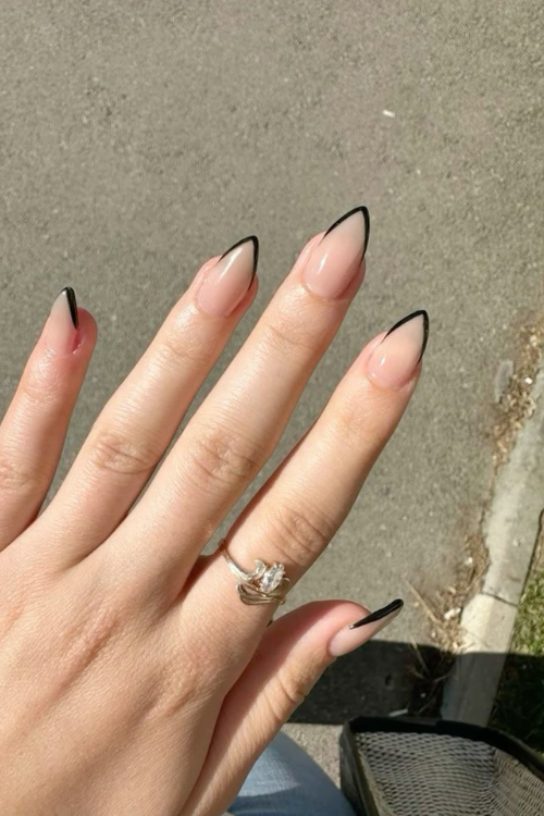 28 Black French Tip Nails That’ll Have You Booking a Nail Appointment ASAP