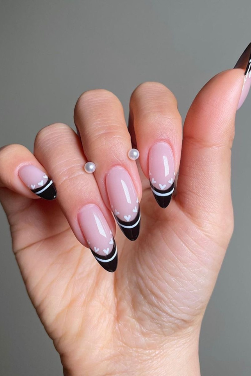 28 Black French Tip Nails That’ll Have You Booking a Nail Appointment ASAP