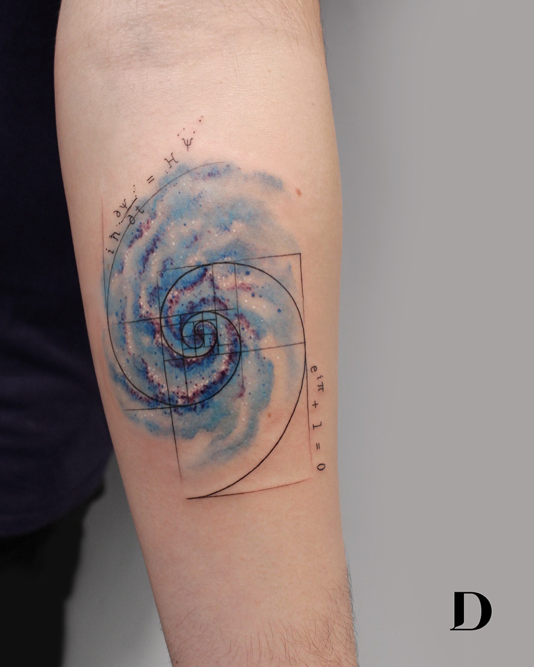 Spiral design showcasing mathematical elegance