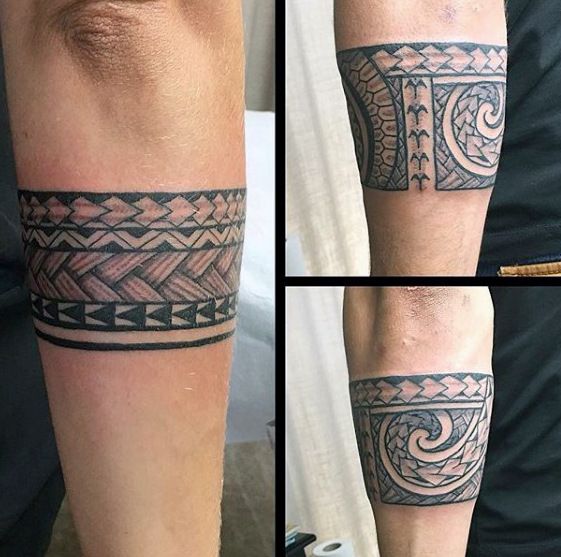 53 Tribal Armband Tattoo Designs for Men