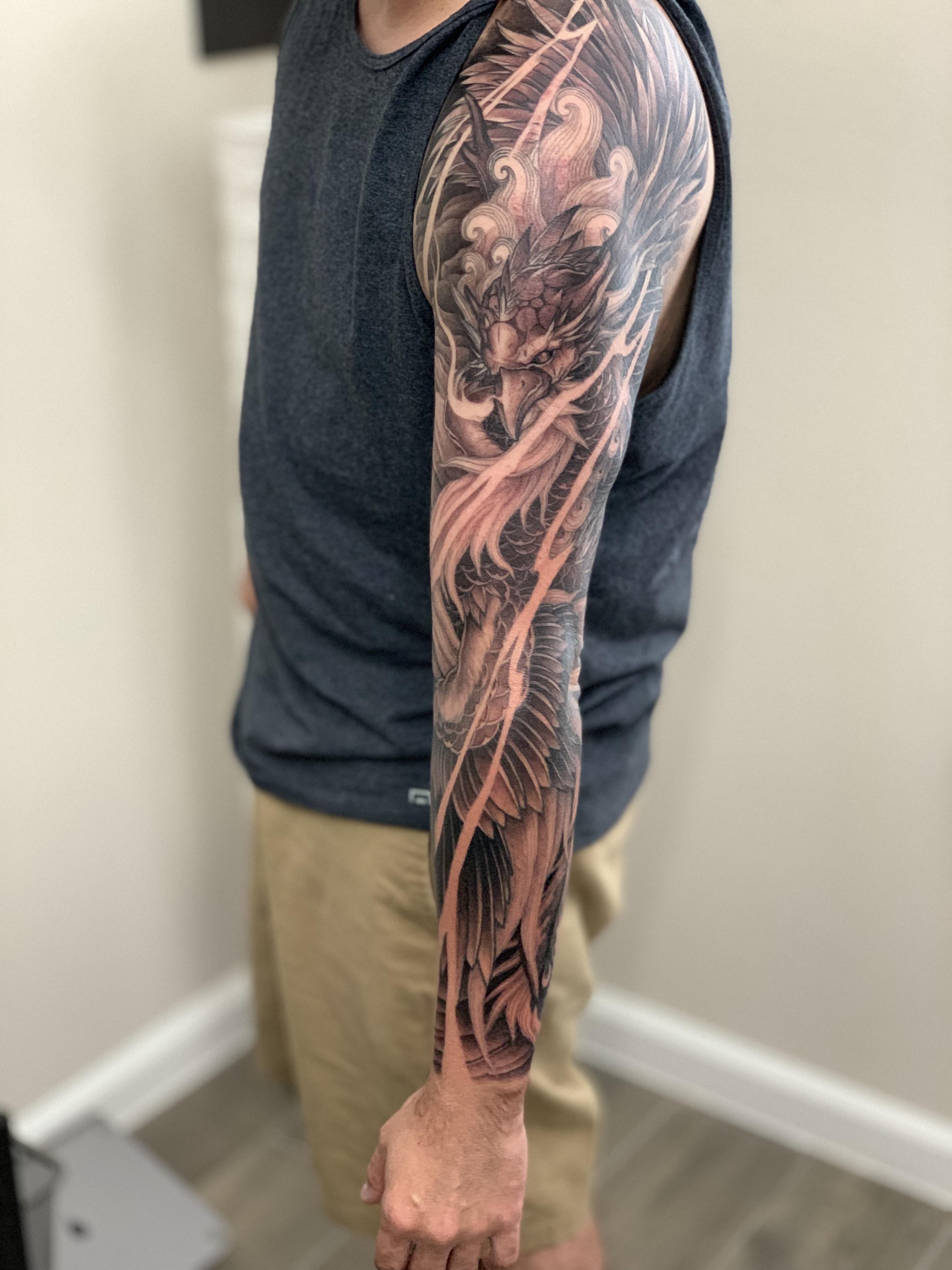 My Full Sleeve Phoenix Done By Danny @ Chronic Ink Markham/Toronto ...