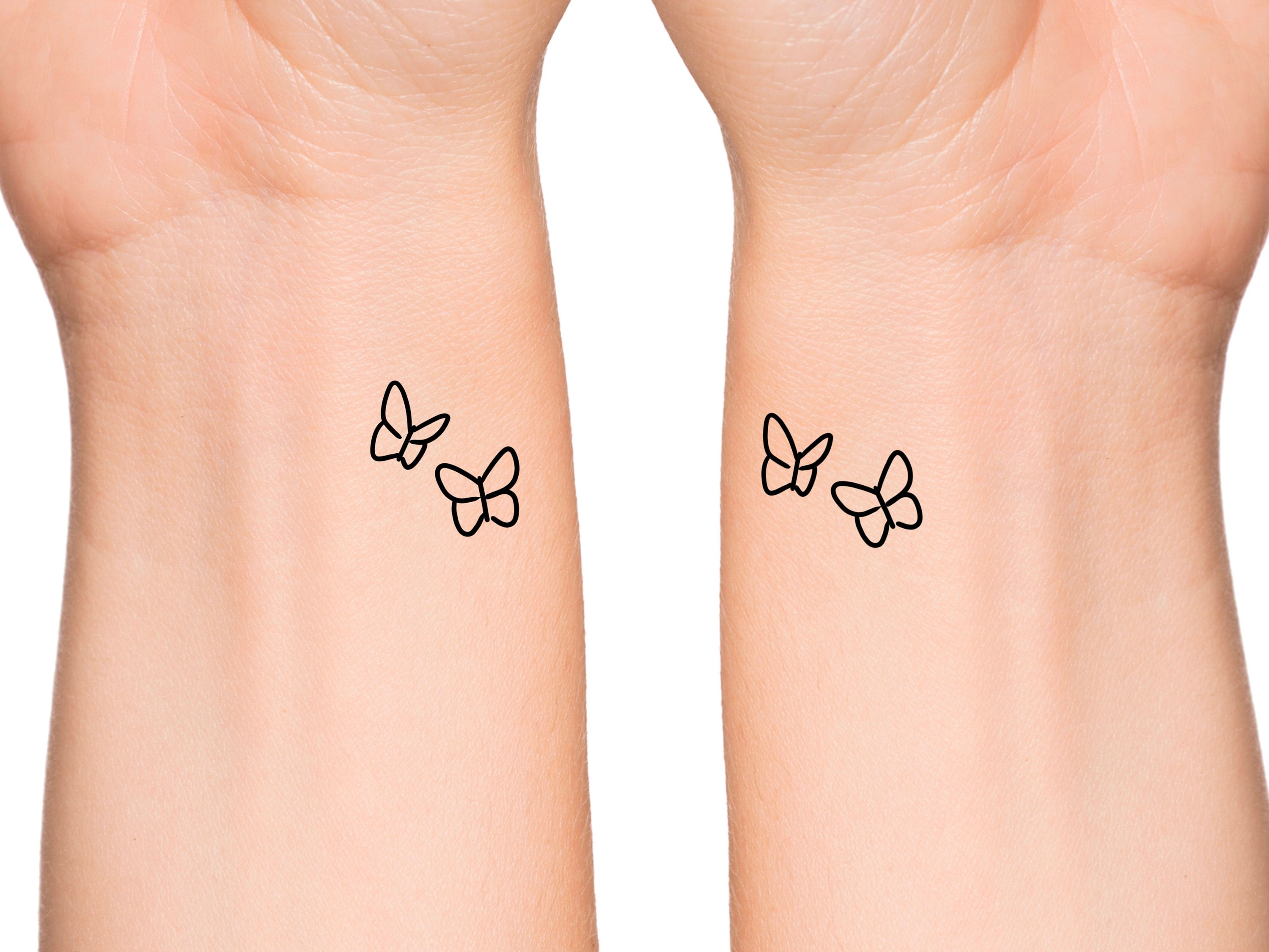 Butterfly Matching Tattoos / Best Friend Tattoos / Sister Tattoos ...