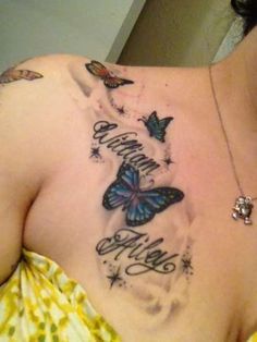 Kids name tattoo