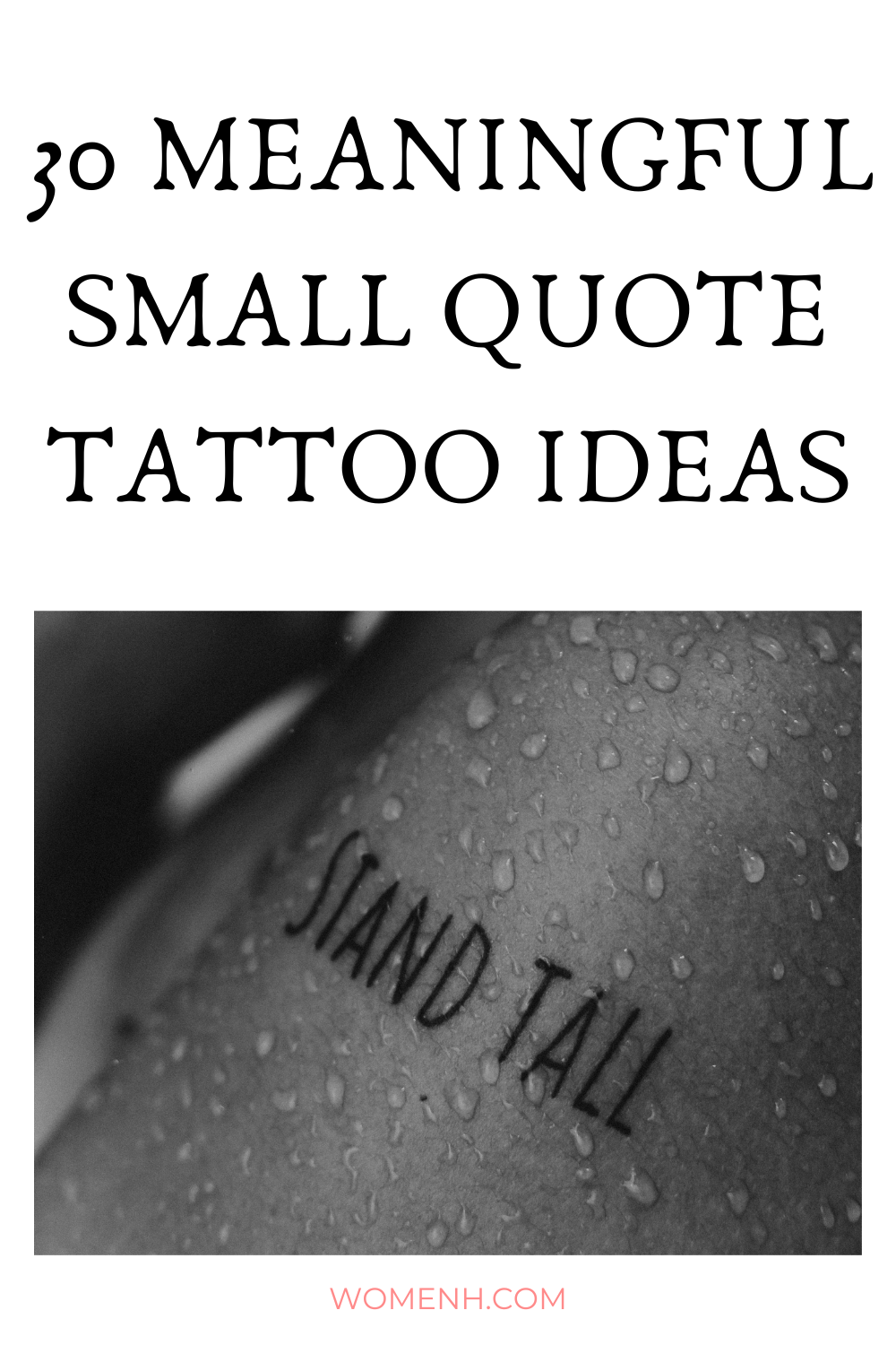 Small Meaningful Quote Tattoo Ideas