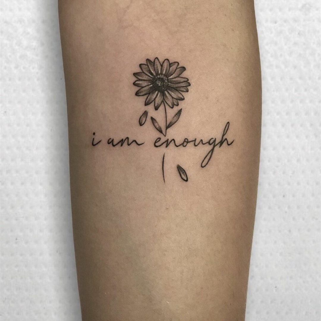 I am enough tattoo