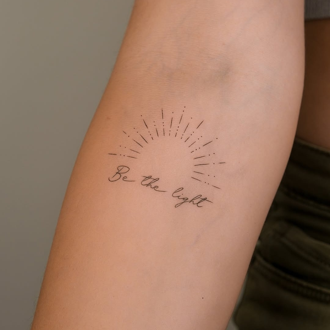 Be the light tattoo