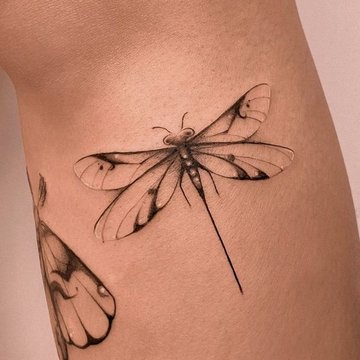 Dragonfly tattoo: styles and meaning | 37+ Designs for men and ...