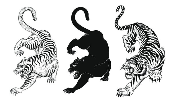 Tiger Vector Tattoo Images – Browse 149,151 Stock Photos, Vectors ...