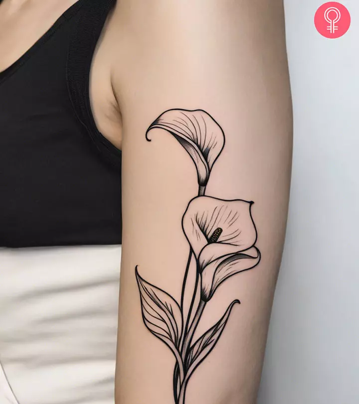 16 Best Calla Lily Tattoos Designs