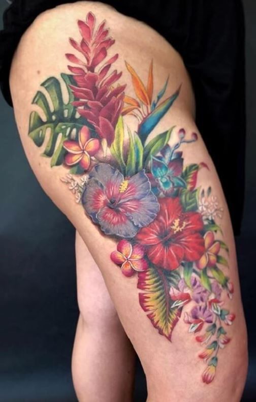 Hibiscus Flower Tattoos - Tons of Ideas, Designs & Pictures...