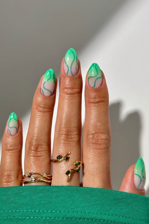 30 Fresh, Fun & a Little Flirty Light Green Nails That Are Too Cute to Ignore