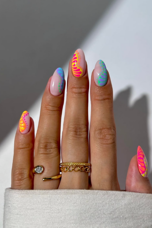 30 Gorgeous Vacation Nails That Scream “Take Me Somewhere Cute!”