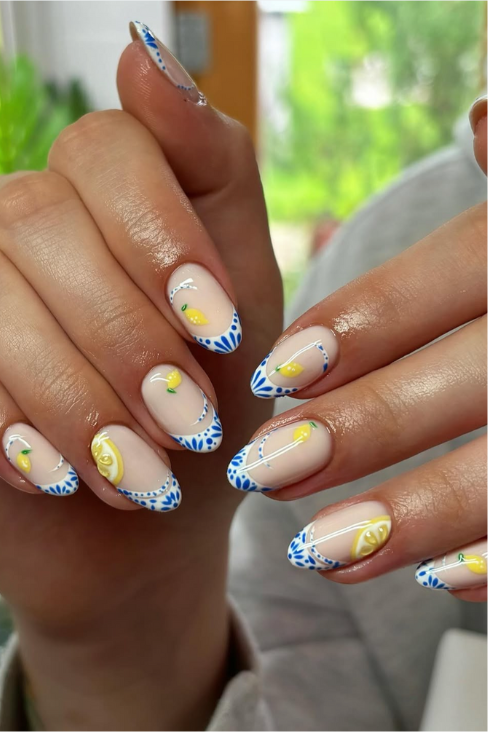 30 Gorgeous Vacation Nails That Scream “Take Me Somewhere Cute!”