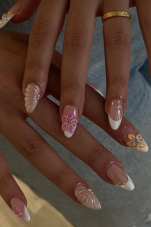 30 Gorgeous Vacation Nails That Scream “Take Me Somewhere Cute!”