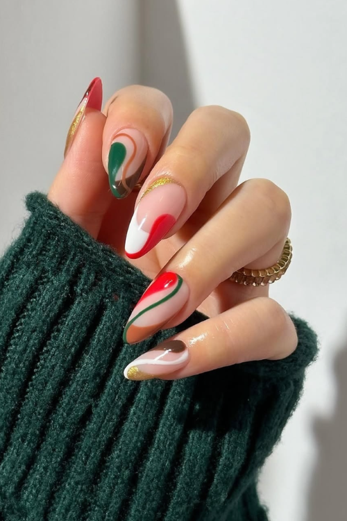 30 Holiday Nail Designs That Sparkle Harder Than the Tree