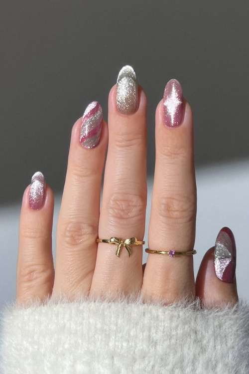 30 Holiday Nail Designs That Sparkle Harder Than the Tree