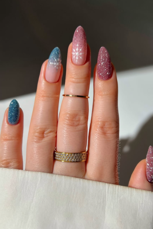 30 Holiday Nail Designs That Sparkle Harder Than the Tree